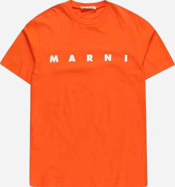 Marni - Camiseta en naranja: frente