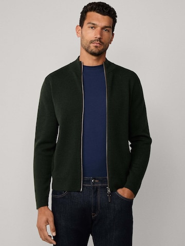 Hackett London Strickjacke 'Milano' in Grün: Vorderseite