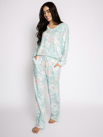 PJ Salvage - Pantalón de pijama ' pant - Peachy Party ' en azul