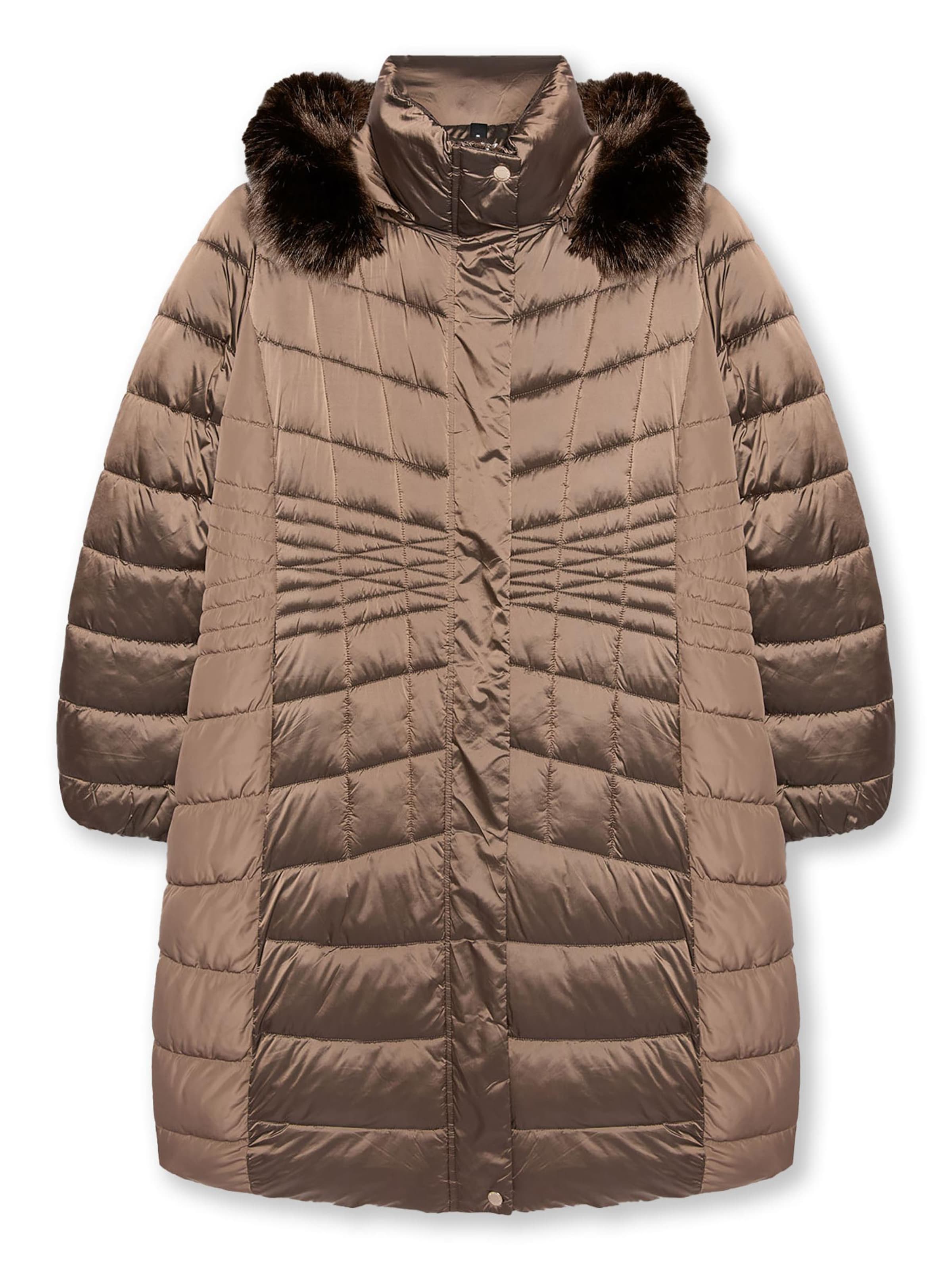Veste d’hiver Fiorella Rubino en marron : devant