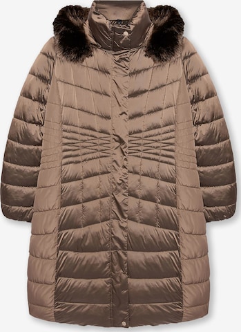 Fiorella Rubino - Chaqueta de invierno en marrón: frente