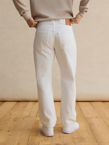 DAN FOX APPAREL Regularen Kavbojke 'Jack' | bela barva