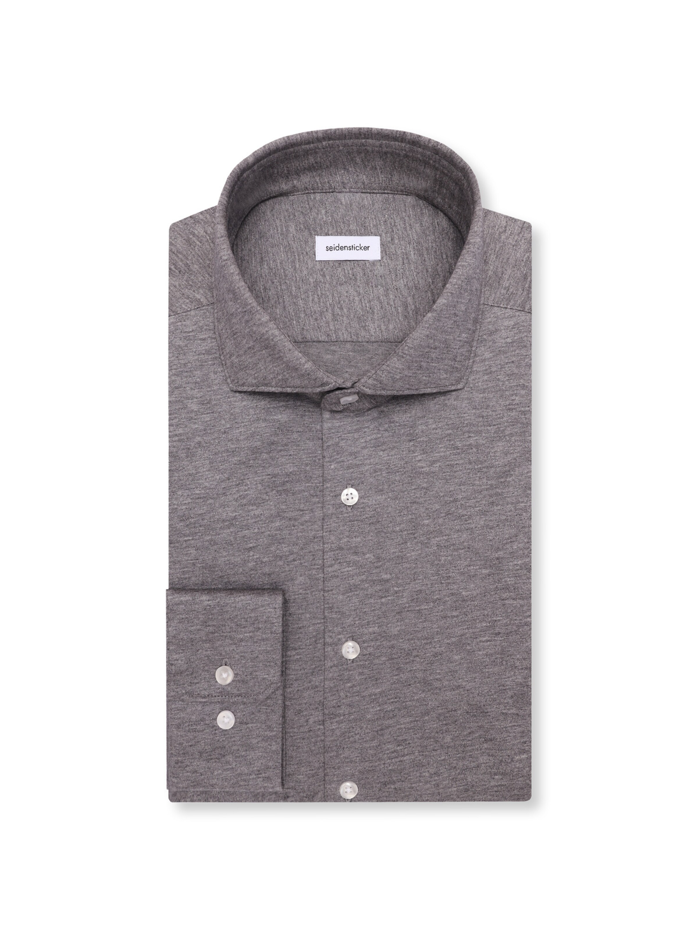 Coupe regular Chemise business SEIDENSTICKER en gris