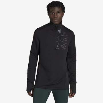 ADIDAS SPORTSWEAR Sportsweatshirt 'X-City' in Zwart: voorkant