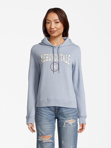 AÉROPOSTALE Sweatshirt 'FACORY' in Blue: front