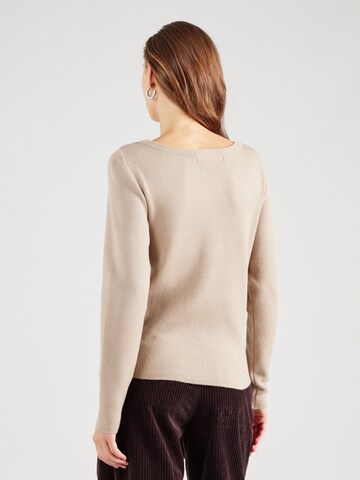 Pull-over 'VMGOLD NEEDLE' VERO MODA en beige