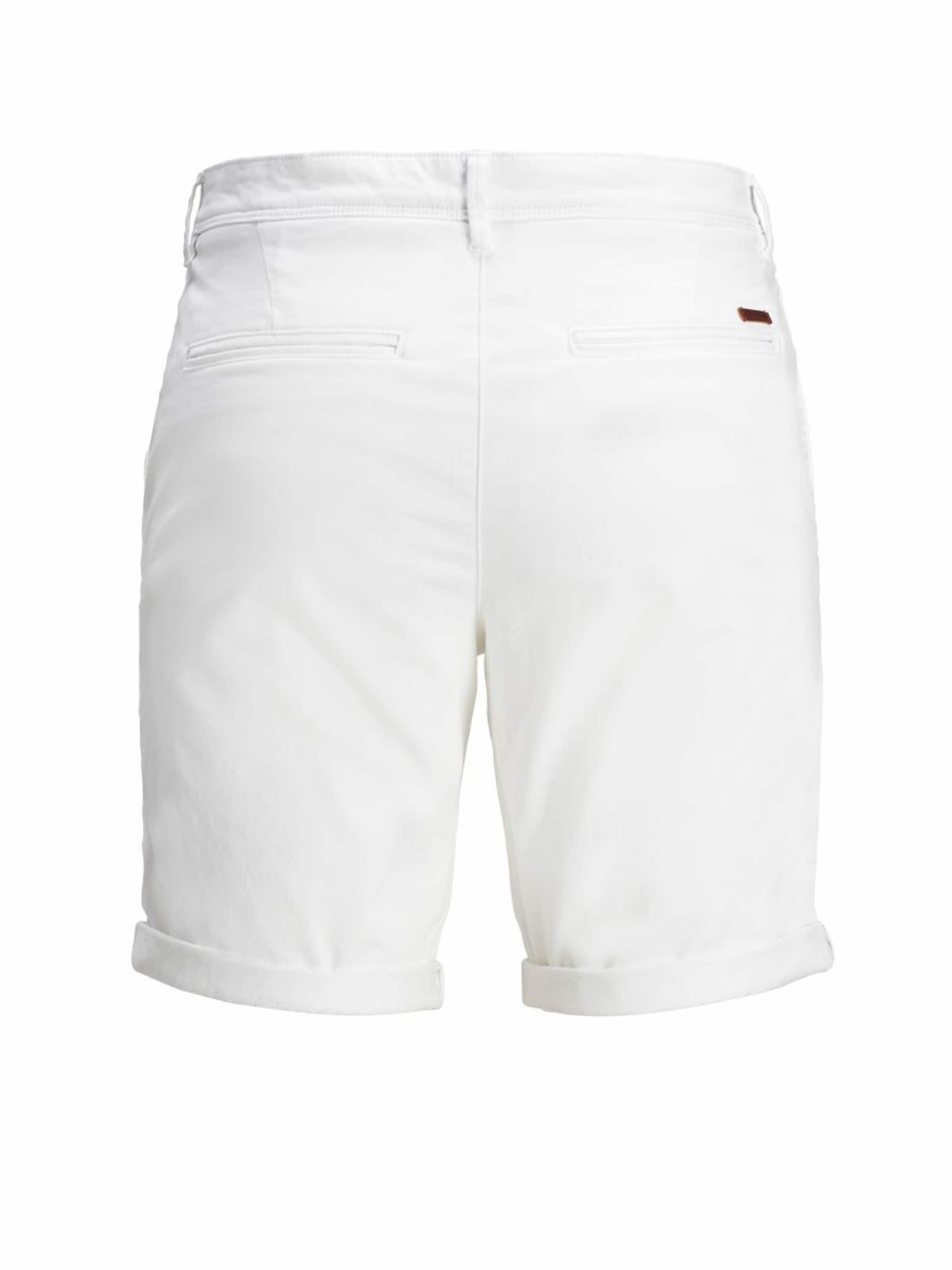 JACK & JONES Regular Chino Pants 'JJIBowie' in White