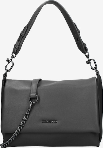 Borsa a spalla di Custo Barcelona in nero: frontale