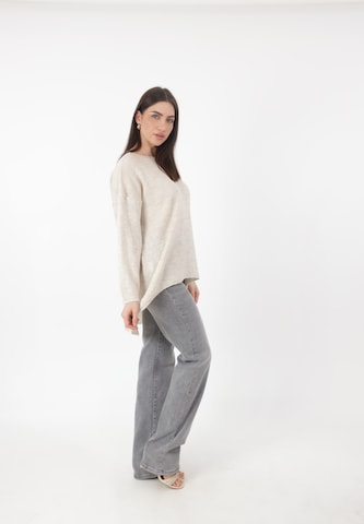 Elara - Jersey talla grande en beige