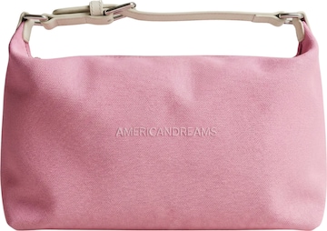 americandreams Handbag 'Canvas Club' in Pink: front