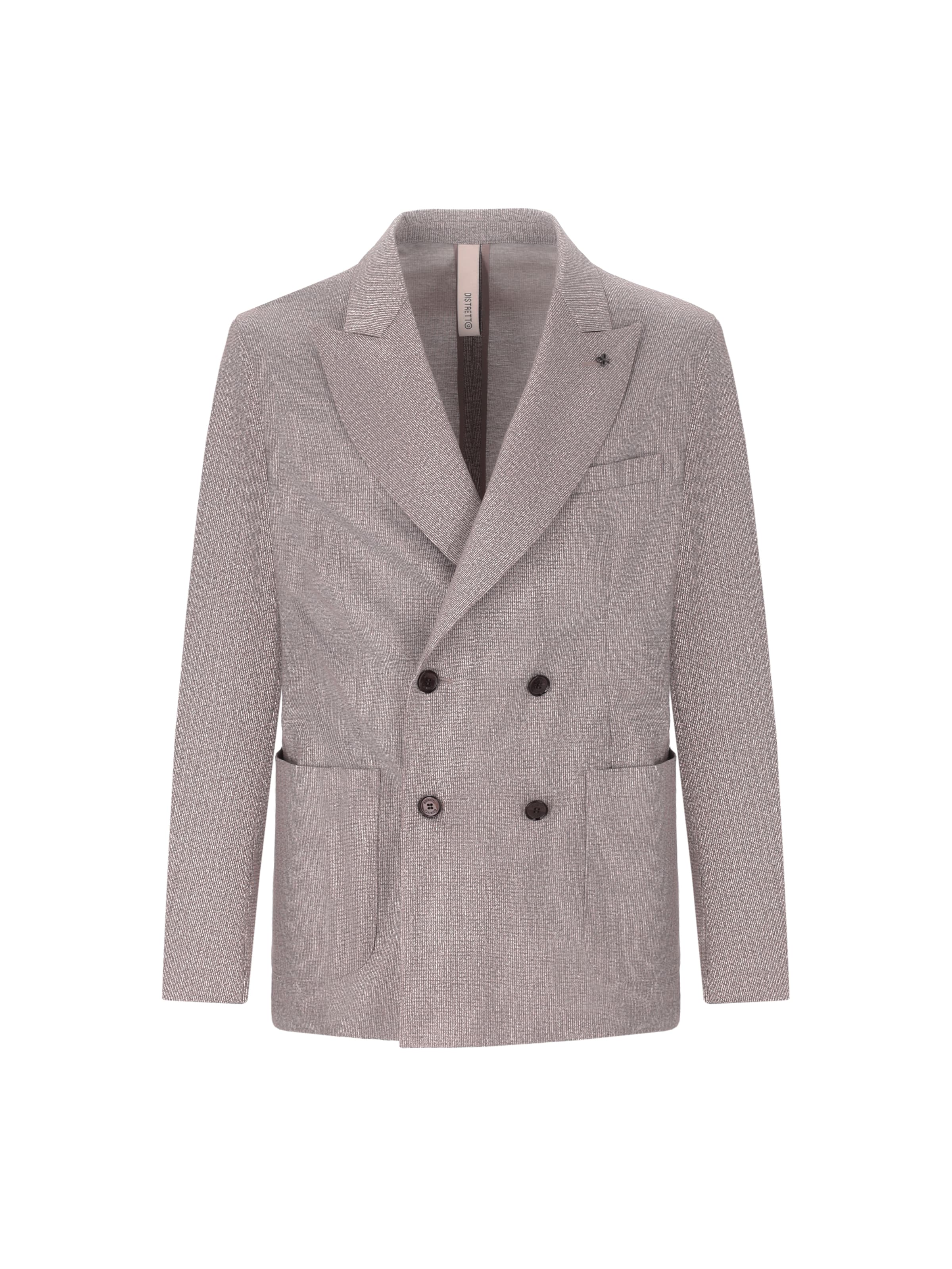 Distretto12 Slim fit Business Blazer 'Prezzemolo' in Grey: front