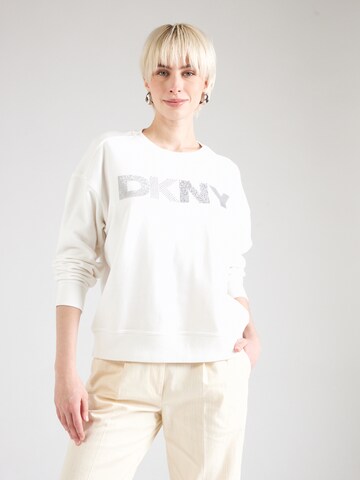 DKNY Sweatshirt i hvid: forside