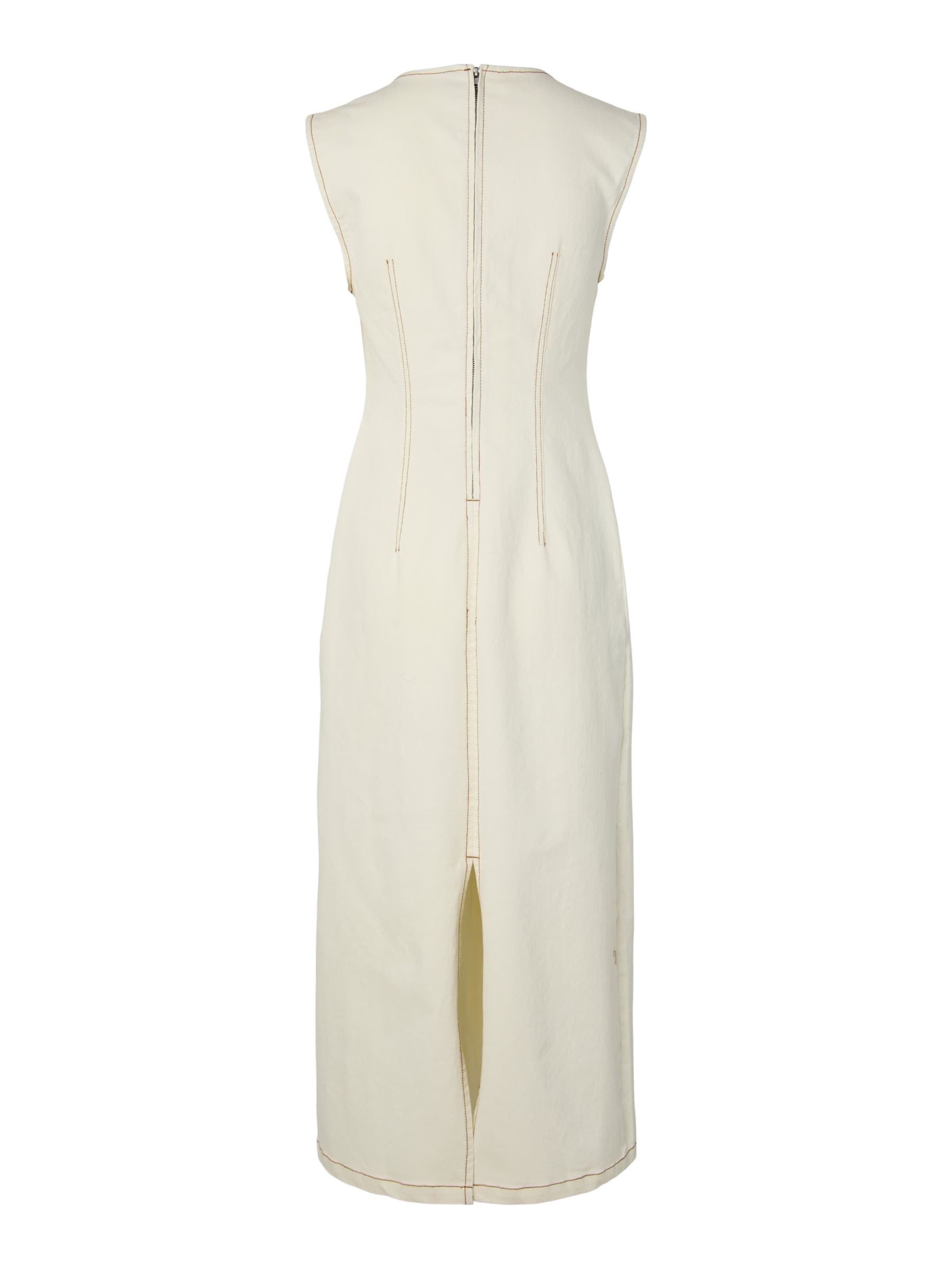 PIECES Dress 'PCFRANNA' in Beige