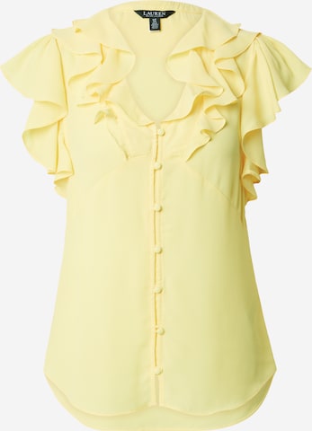 Lauren Ralph Lauren Μπλούζα σε κίτρινο: μπροστά