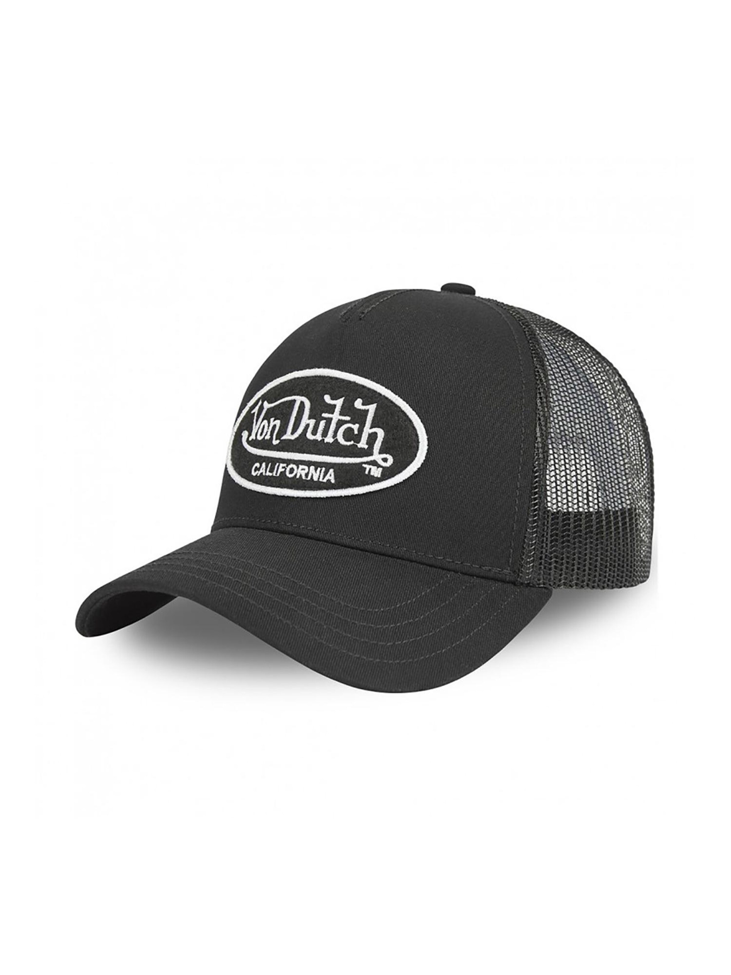 Von Dutch Cap 'Classic' in Schwarz: Vorderseite