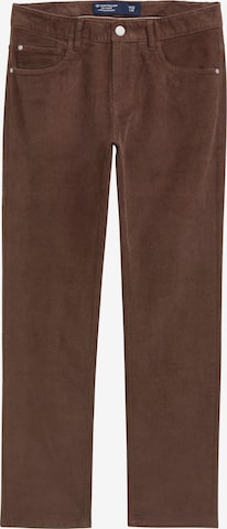 TOM TAILOR Regular Chino Pants 'Marvin' in Brown: front