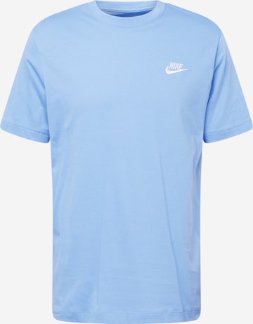 T-Shirt 'CLUB' Nike Sportswear en bleu : devant