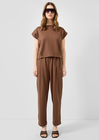 Loosefit Pantalon à pince QS en marron