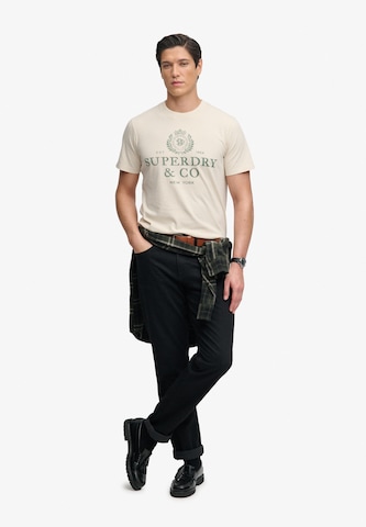 Superdry & Co T-shirt '1954 Company' i beige
