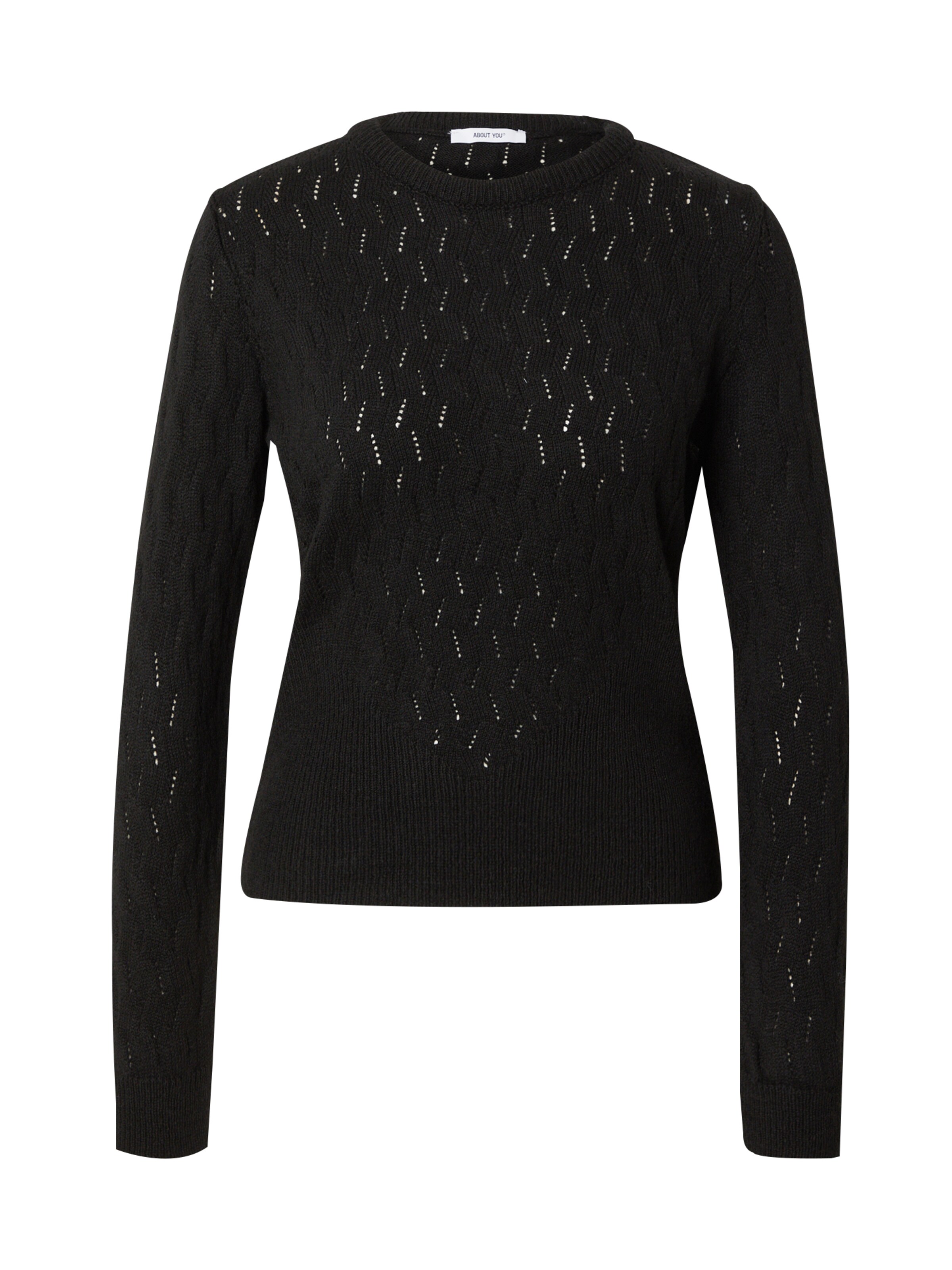ABOUT YOU Pullover 'Frej' in Schwarz: Vorderseite