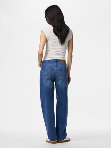 PIECES Baggy Jeans 'PCGRACE' in Blue