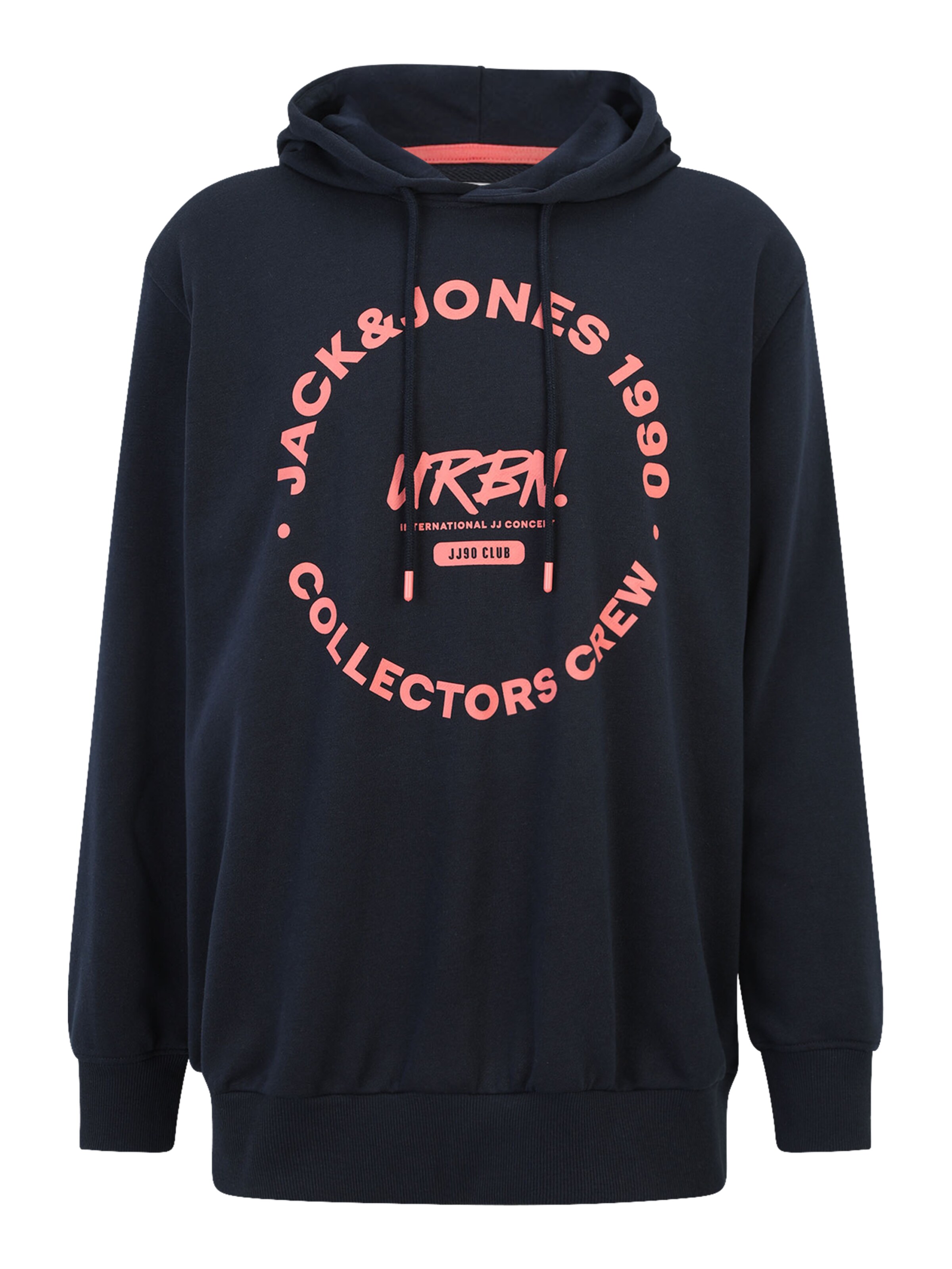 Jack & Jones Plus Суичър в синьо: отпред