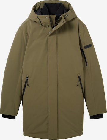 TOM TAILOR DENIM Winter coat in Green: front