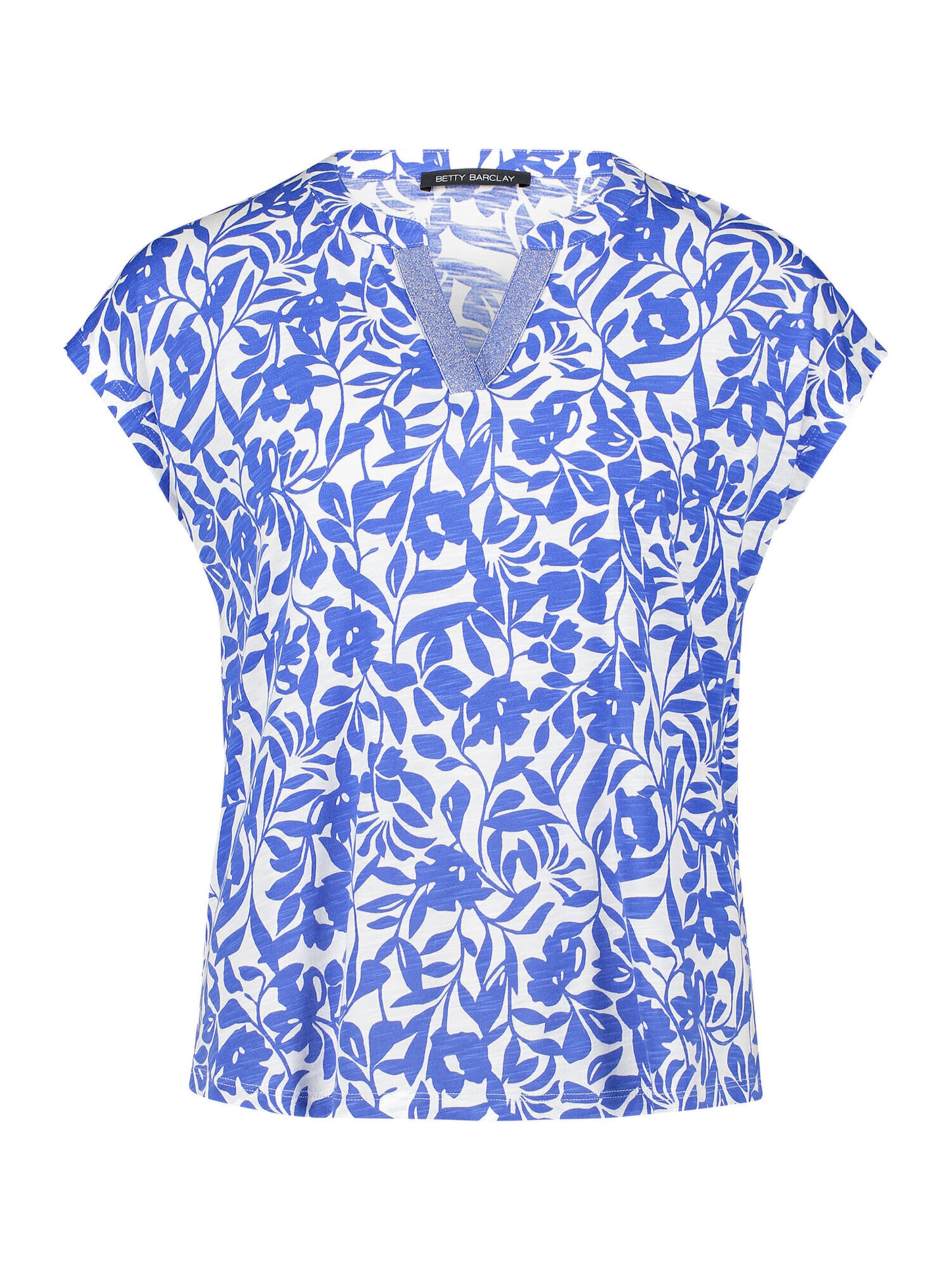 T-shirt Betty Barclay en blanc : devant