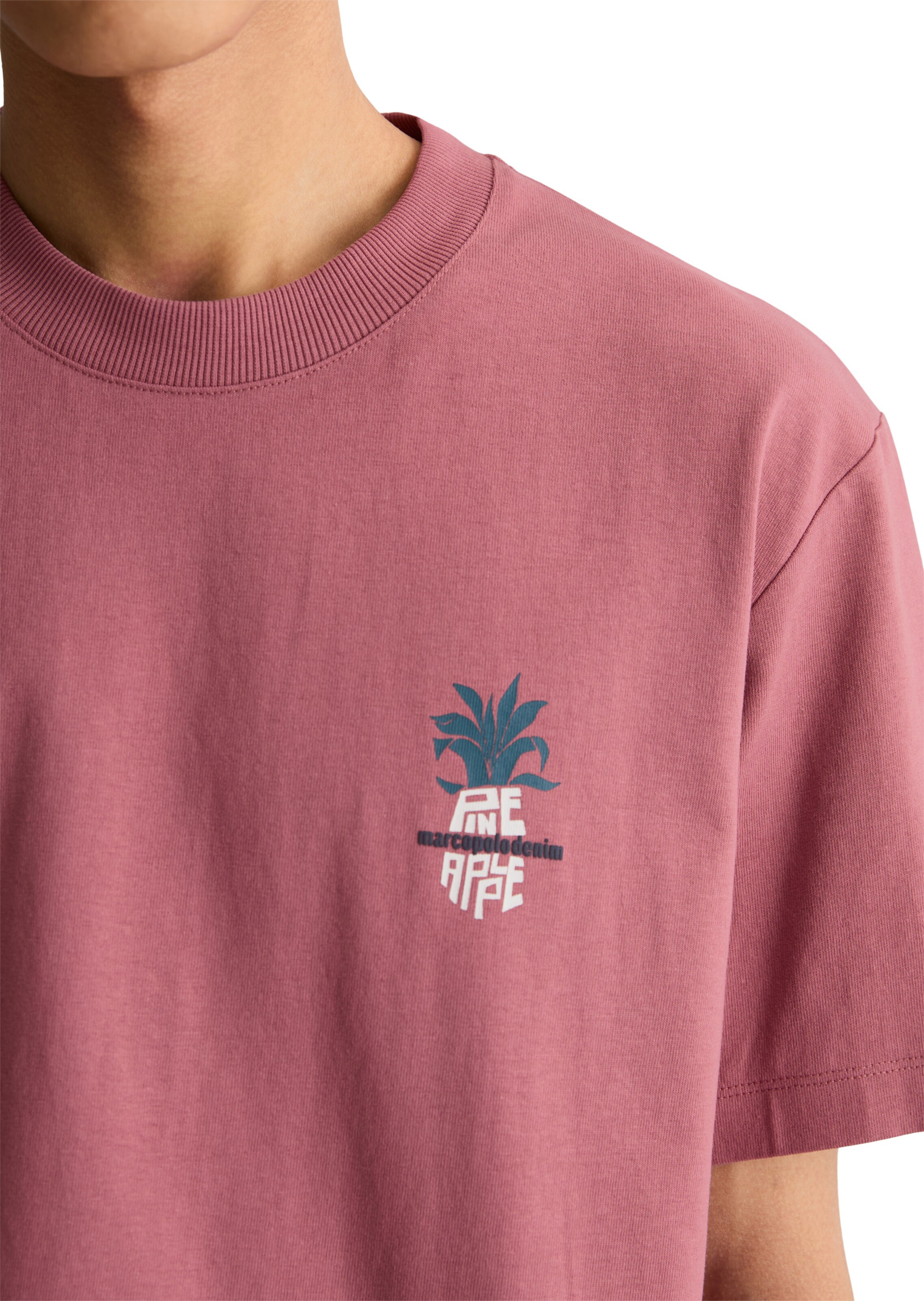 T-Shirt 'DfC' Marc O'Polo DENIM en violet