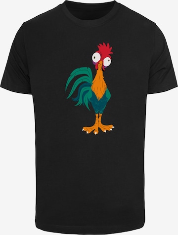 ABSOLUTE CULT Koszulka 'Moana - Hei Hei' w kolorze czarny: przód