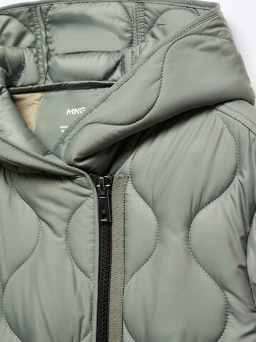 MANGO Between-Seasons Coat 'Gamba' in Green