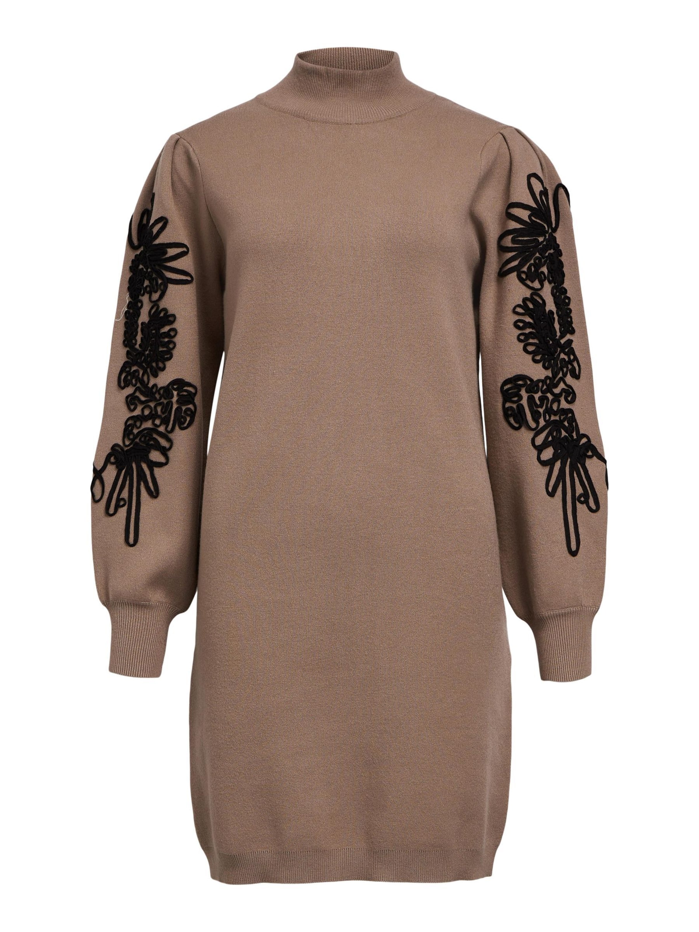 OBJECT Dress 'JOANA' in Brown: front