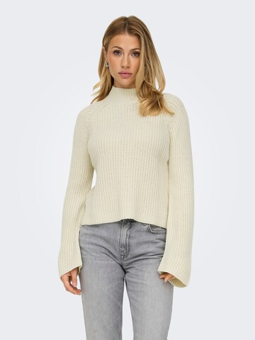 JDY Tröja 'JDYJusty Tine' i beige: framsida