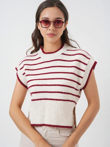 Gilet in maglia 'Pullunder' di Bigdart in rosso: frontale