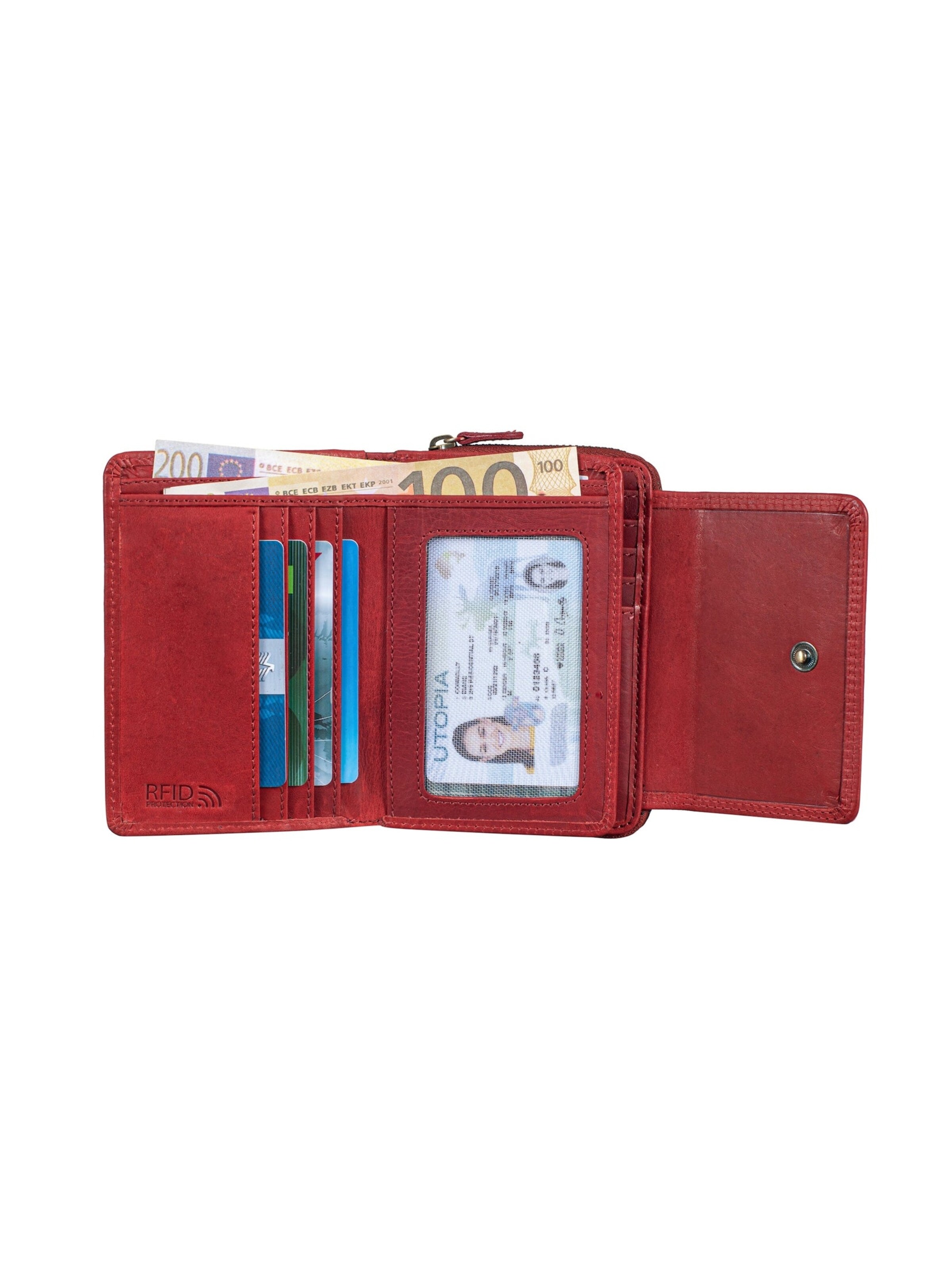 Benthill Wallet in Red