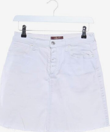 7 for all mankind Skirt in S in White: front