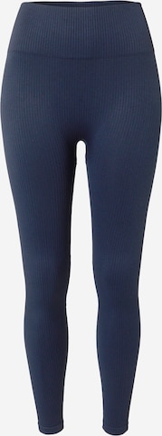 Röhnisch Skinny Workout Pants in Blue: front