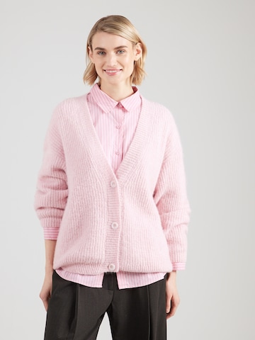 AMERICAN VINTAGE Cardigan 'EAST' i pink: forside