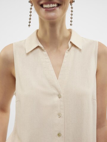 VERO MODA Bluse 'VMMymilo' i beige