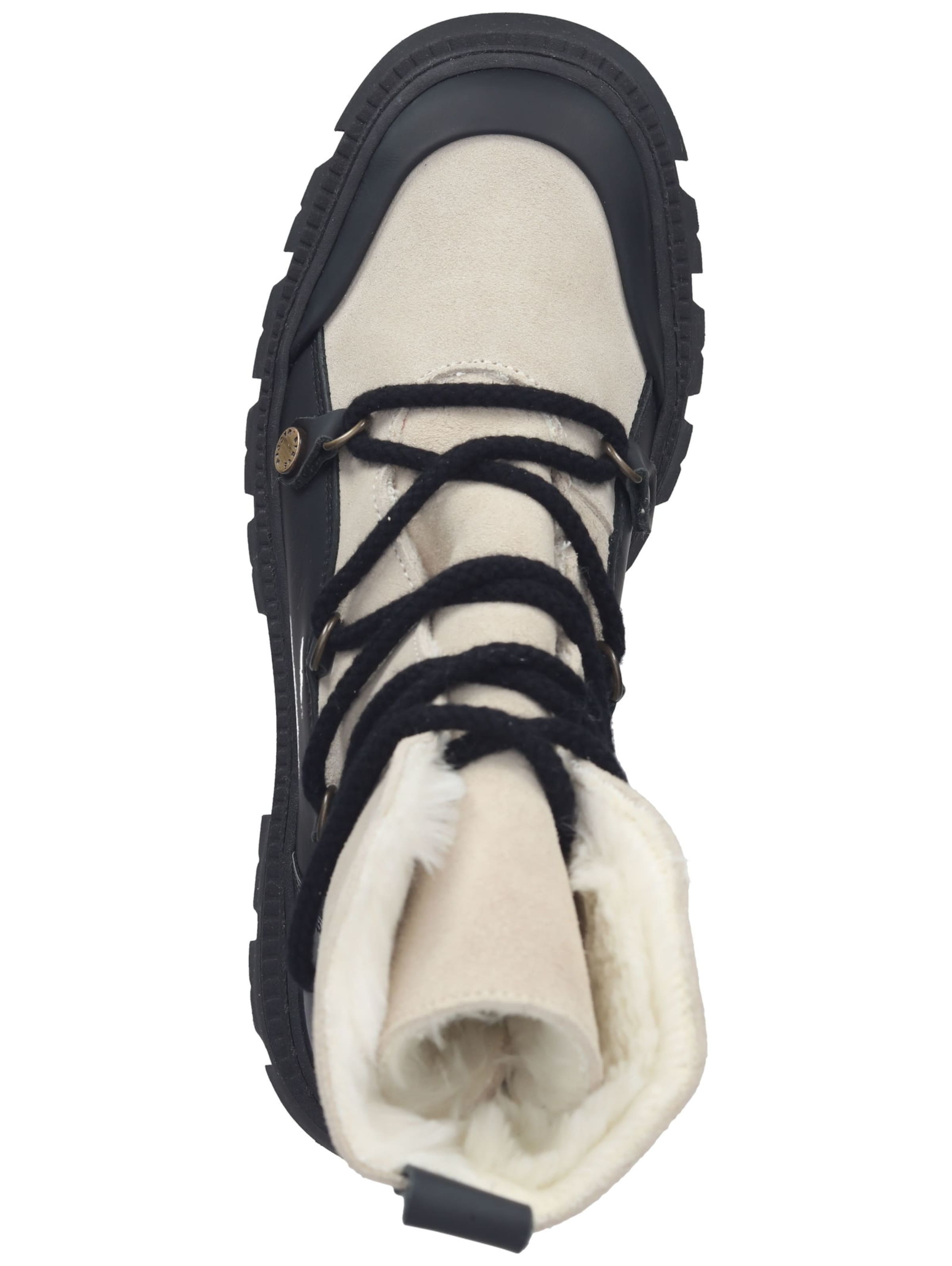 STEVE MADDEN Lace-up bootie in White
