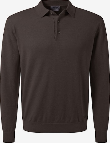 PIERRE CARDIN Trui in Bruin: voorkant