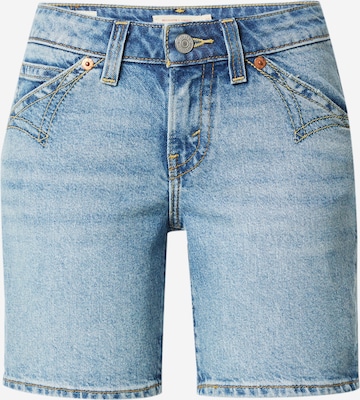 LEVI'S ® Slimfit Jeans 'Noughties Short' in Blauw: voorkant