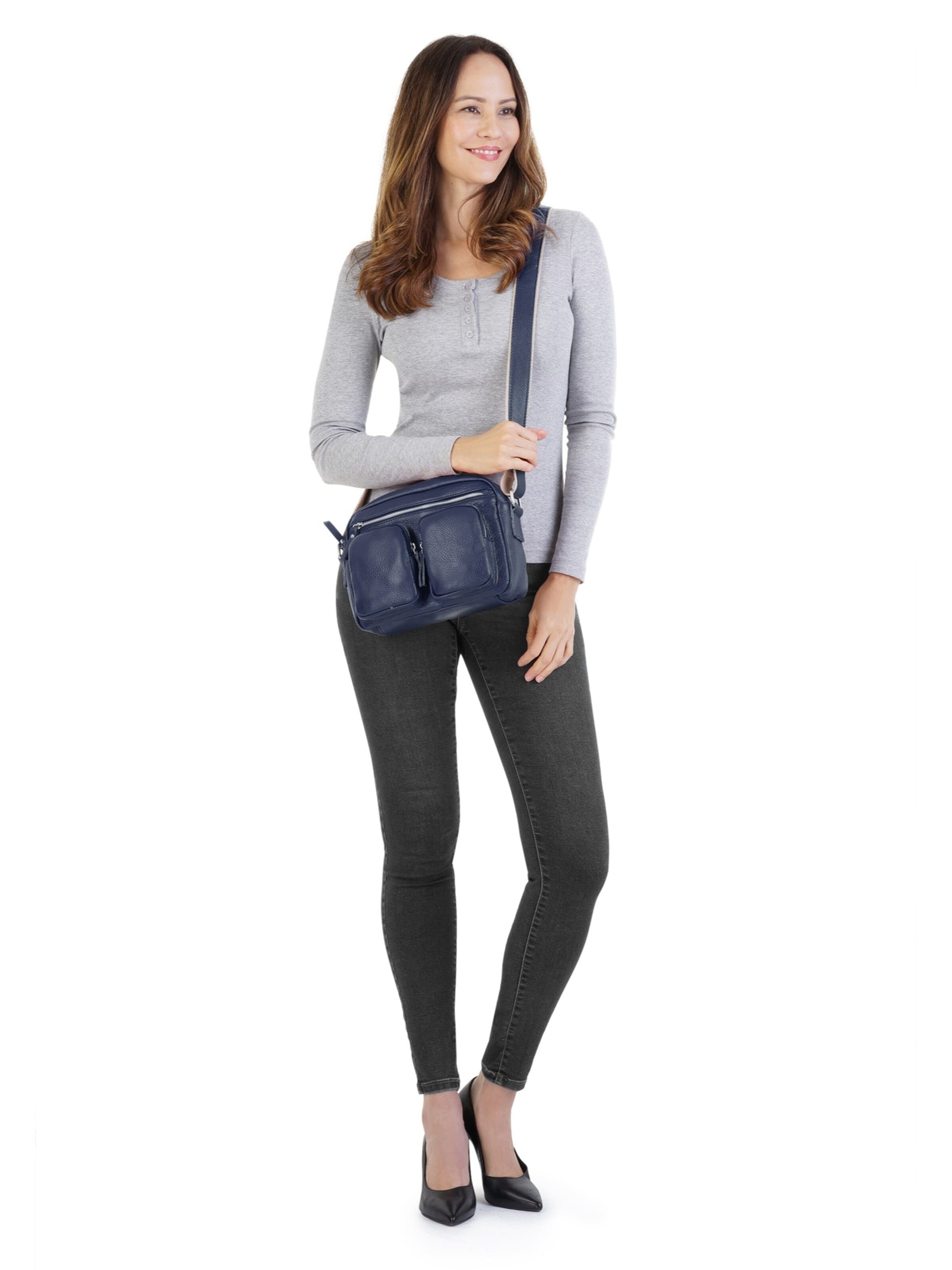 Sac à bandoulière Samantha Look en bleu : devant