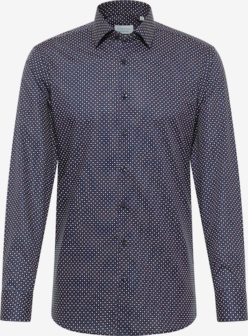 ETERNA Slim fit Zakelijk overhemd in Lila: voorkant