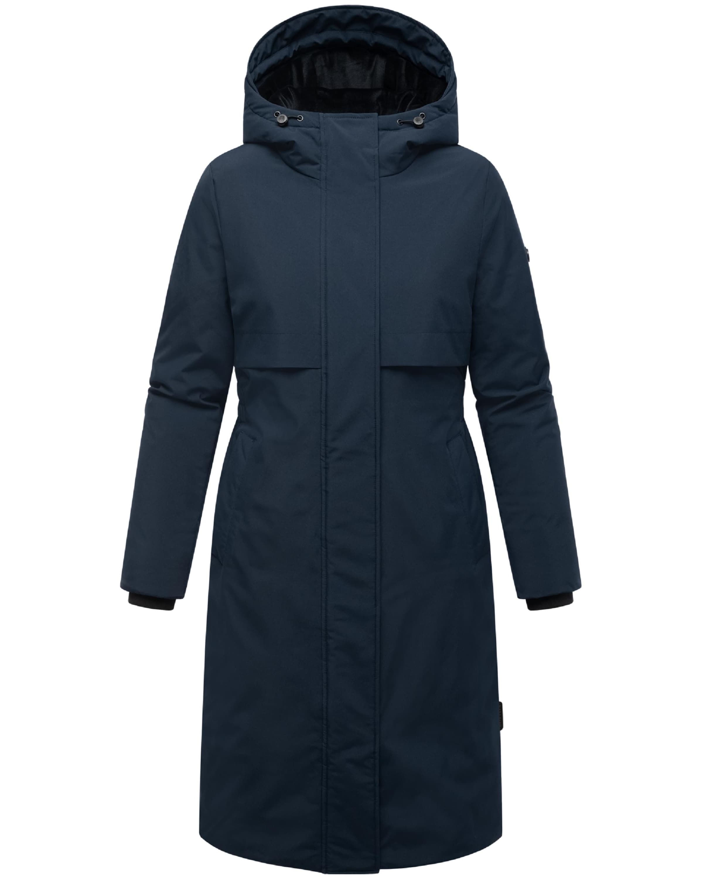 NAVAHOO Wintermantel 'Eismelodie 14' in Blauw: voorkant