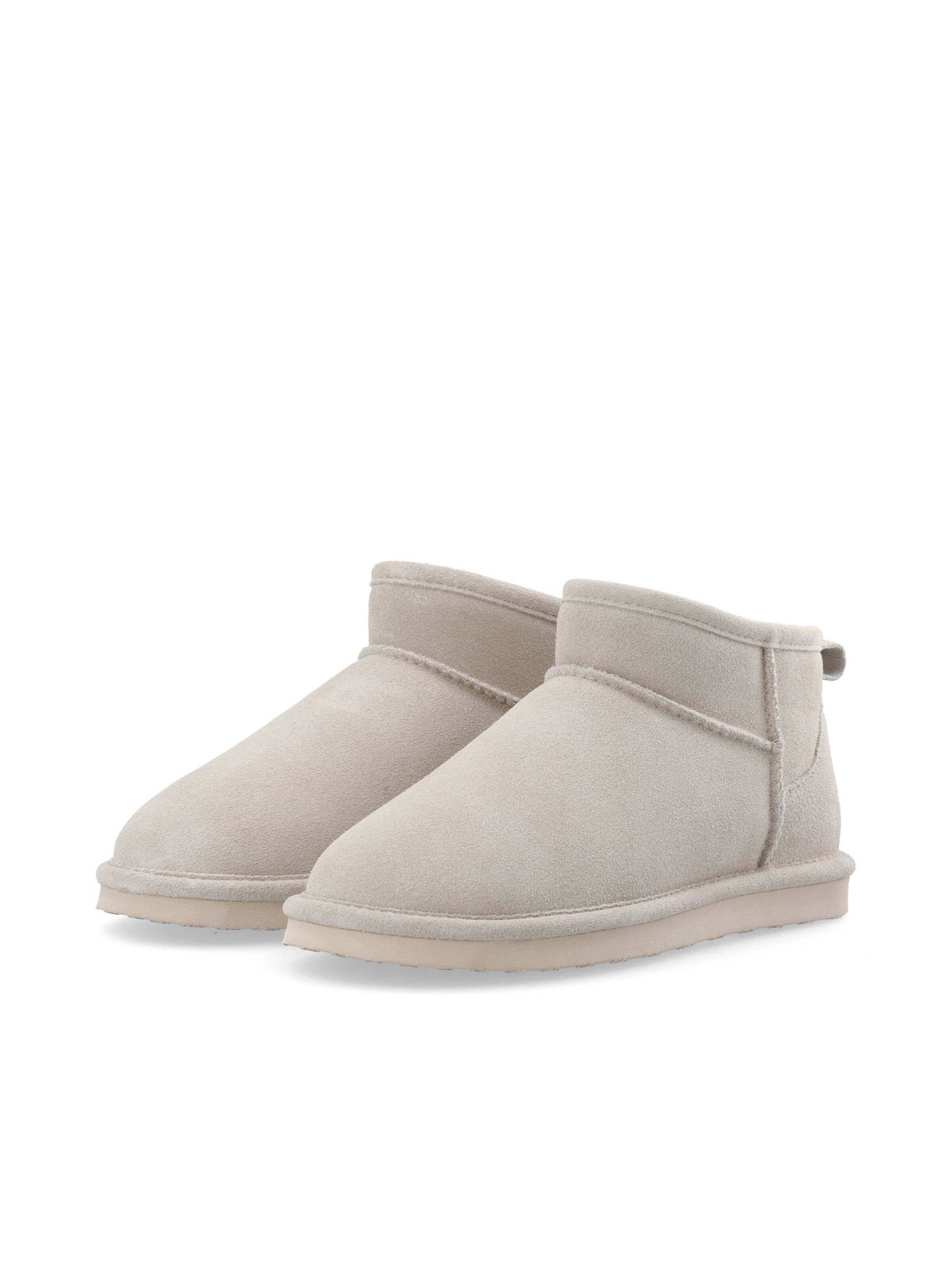 Boots 'Snow' Bianco en beige