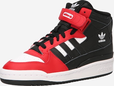 ADIDAS ORIGINALS Sneaker 'FORUM' in rot / schwarz / weiß, Produktansicht