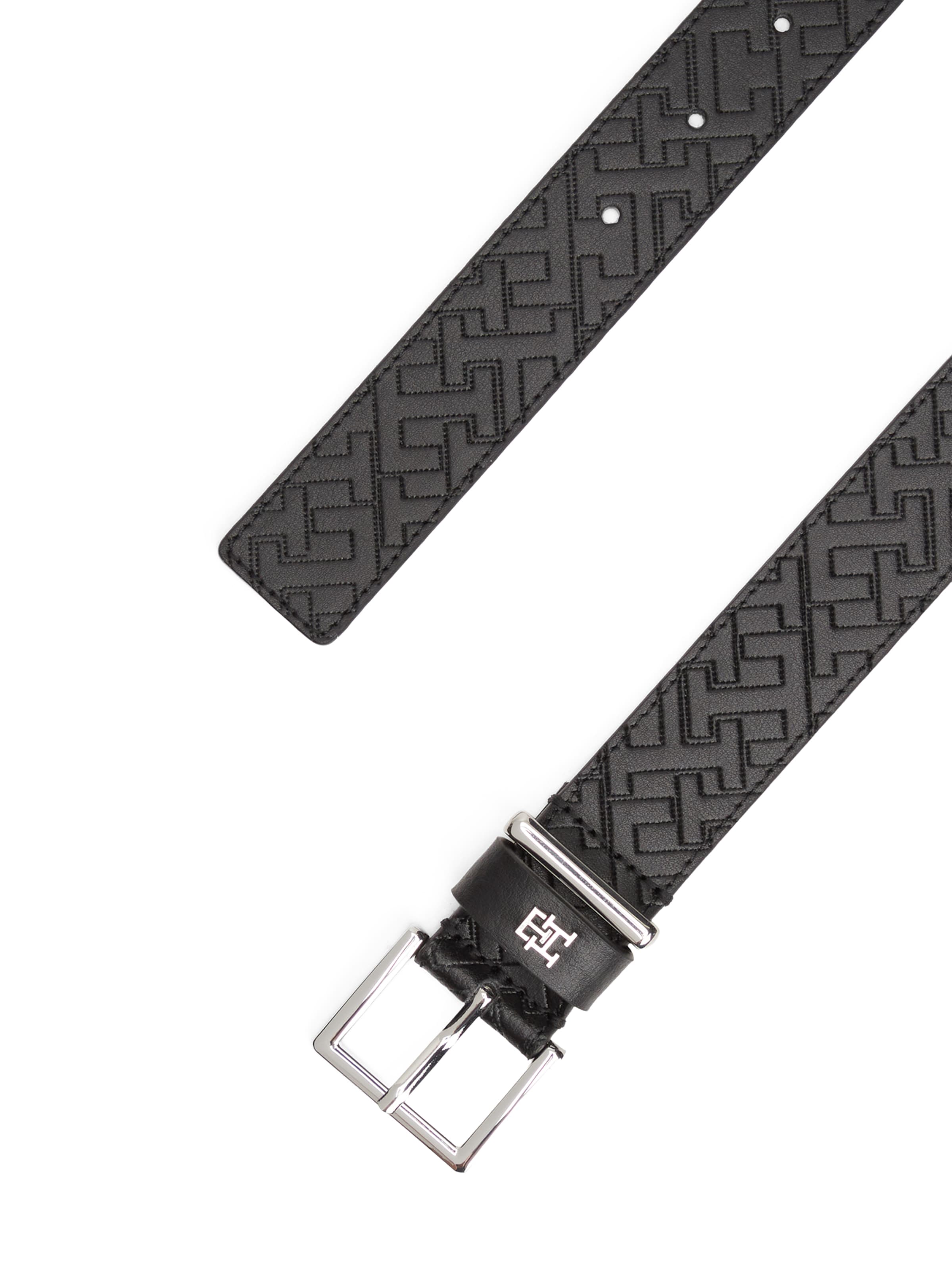 TOMMY HILFIGER Opasek 'SQUARE 3.0' – černá