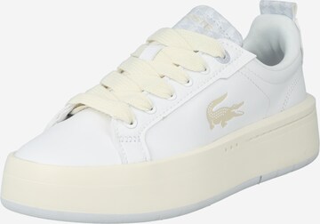 Sneaker low 'Carnaby' de la LACOSTE pe alb: față