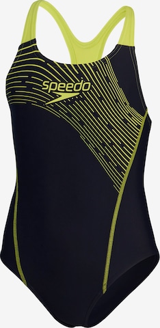 SPEEDO Swimsuit in Black: front